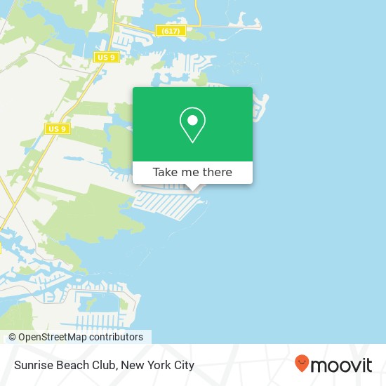 Mapa de Sunrise Beach Club