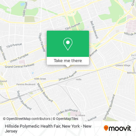 Hillside Polymedic Health Fair map