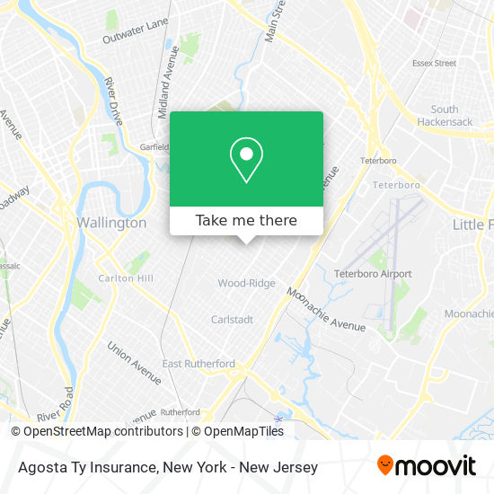 Mapa de Agosta Ty Insurance