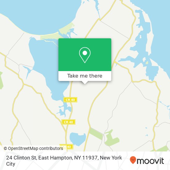 24 Clinton St, East Hampton, NY 11937 map