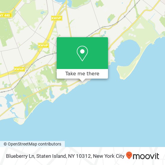 Blueberry Ln, Staten Island, NY 10312 map