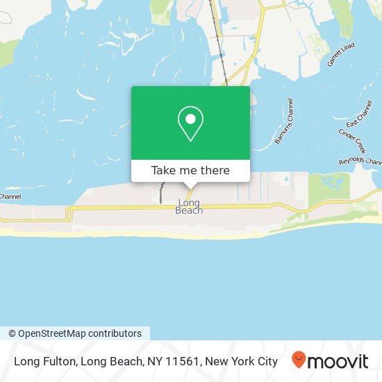 Mapa de Long Fulton, Long Beach, NY 11561