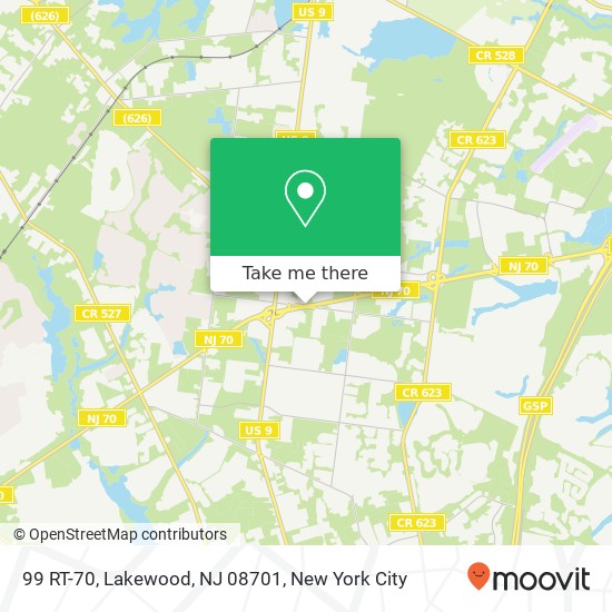 99 RT-70, Lakewood, NJ 08701 map