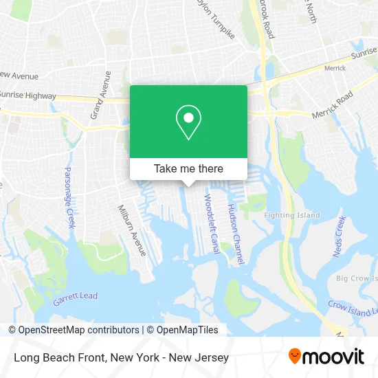 Long Beach Front map