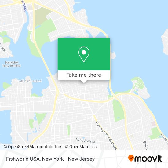Fishworld USA map