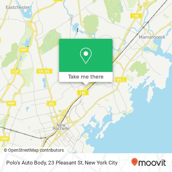 Mapa de Polo's Auto Body, 23 Pleasant St