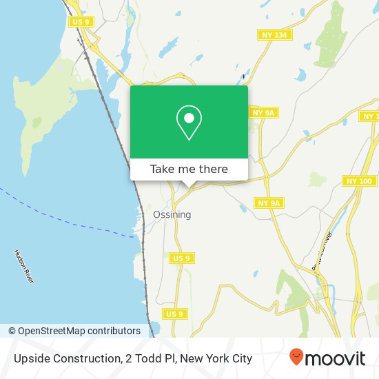 Mapa de Upside Construction, 2 Todd Pl