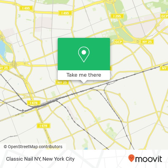 Mapa de Classic Nail NY