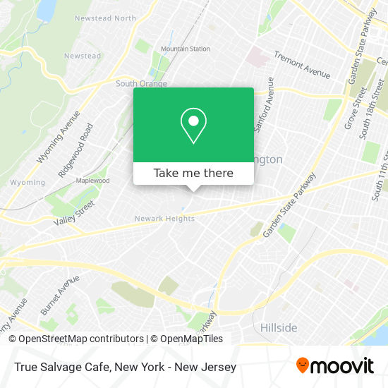 Mapa de True Salvage Cafe