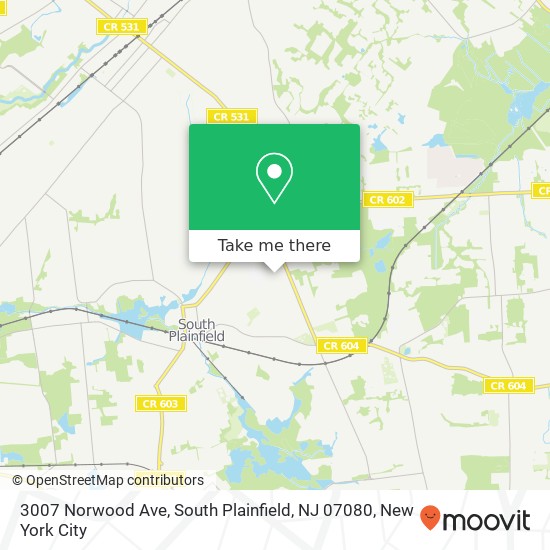 3007 Norwood Ave, South Plainfield, NJ 07080 map