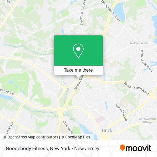Mapa de Goodebody Fitness