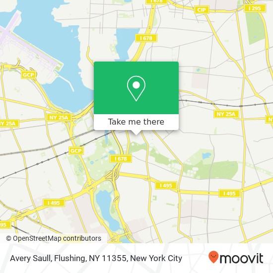 Avery Saull, Flushing, NY 11355 map