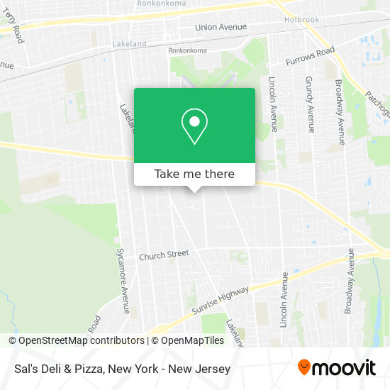 Mapa de Sal's Deli & Pizza