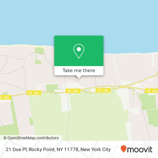 21 Doe Pl, Rocky Point, NY 11778 map