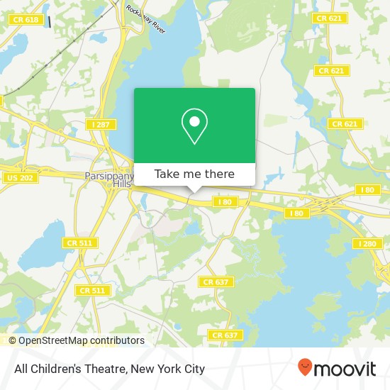 All Children's Theatre map