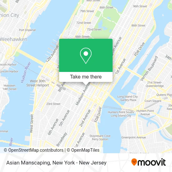Asian Manscaping map