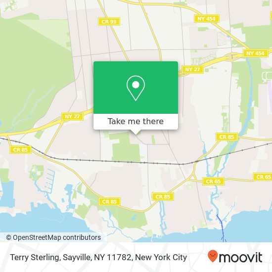 Mapa de Terry Sterling, Sayville, NY 11782