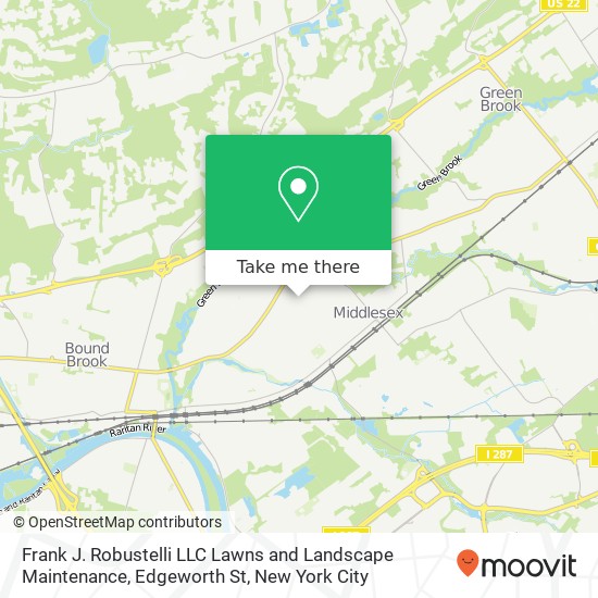 Frank J. Robustelli LLC Lawns and Landscape Maintenance, Edgeworth St map