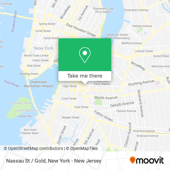 Nassau St / Gold map
