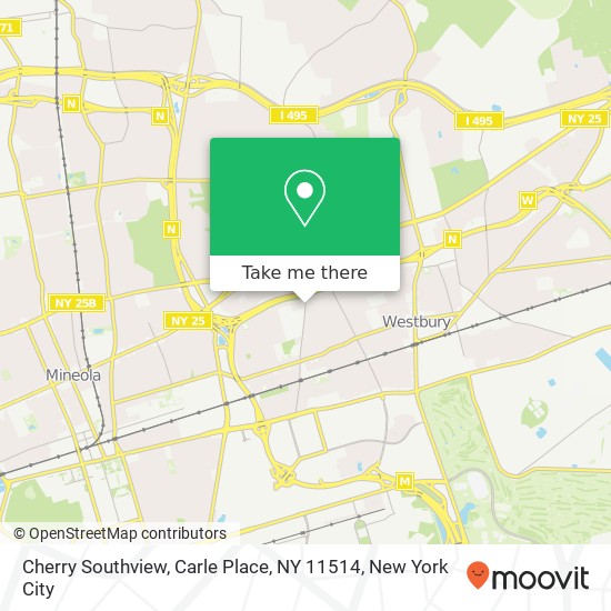 Mapa de Cherry Southview, Carle Place, NY 11514