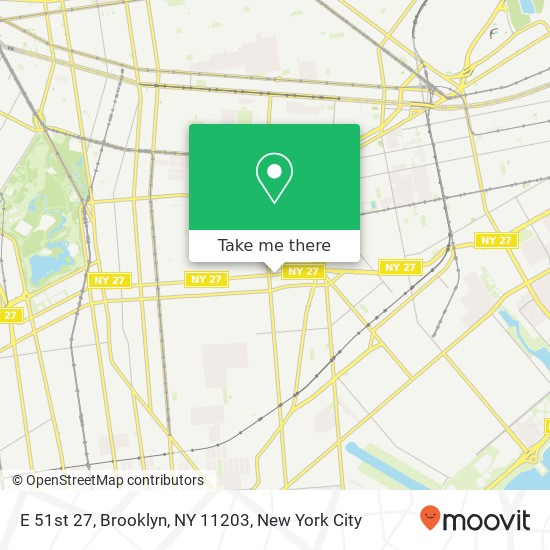 E 51st 27, Brooklyn, NY 11203 map