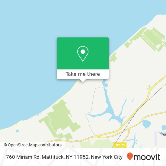 Mapa de 760 Miriam Rd, Mattituck, NY 11952