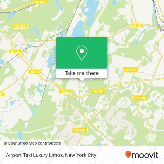 Airport Taxi Luxury Limos map
