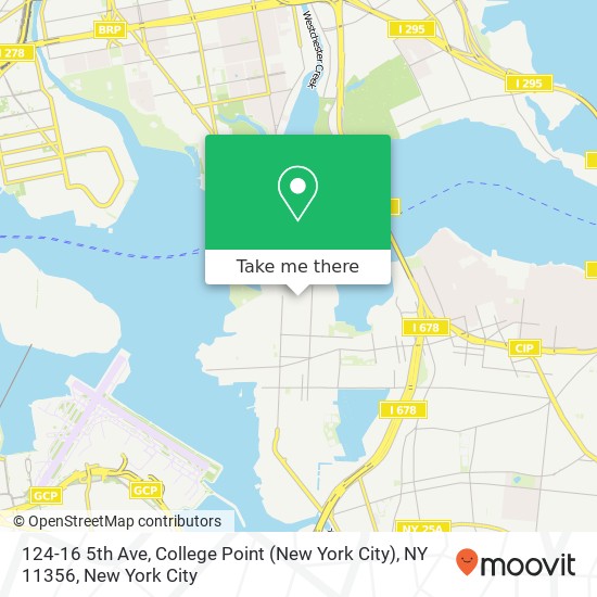 124-16 5th Ave, College Point (New York City), NY 11356 map