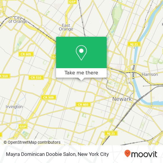 Mapa de Mayra Dominican Doobie Salon