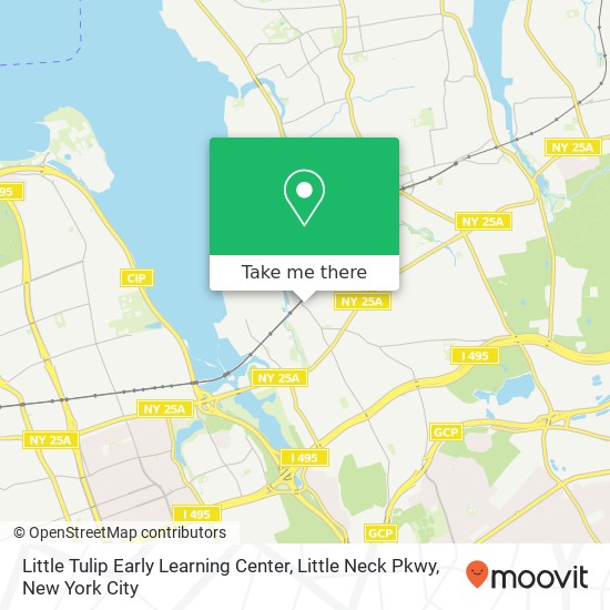 Little Tulip Early Learning Center, Little Neck Pkwy map