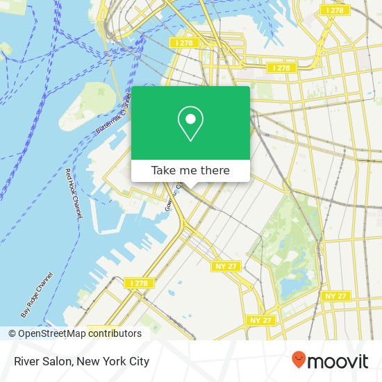 River Salon map