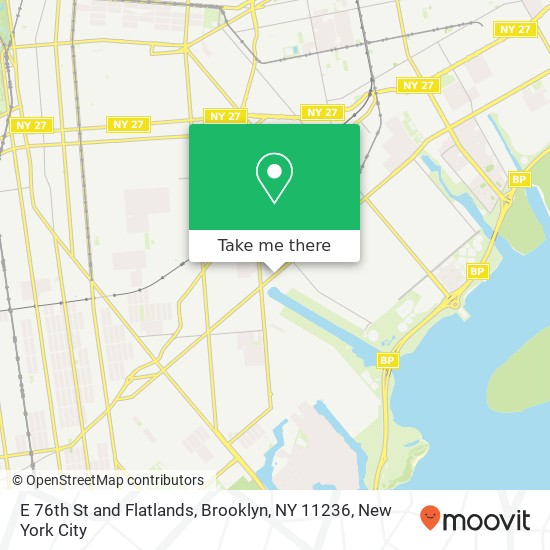 E 76th St and Flatlands, Brooklyn, NY 11236 map