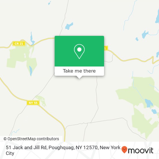 51 Jack and Jill Rd, Poughquag, NY 12570 map