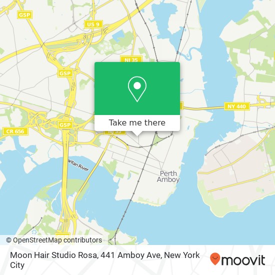 Moon Hair Studio Rosa, 441 Amboy Ave map