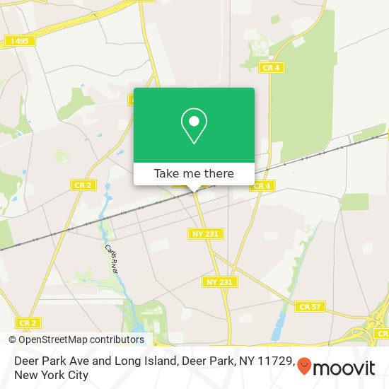 Mapa de Deer Park Ave and Long Island, Deer Park, NY 11729