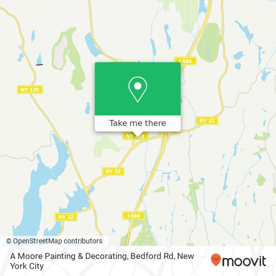 Mapa de A Moore Painting & Decorating, Bedford Rd