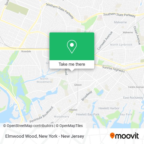 Elmwood Wood map