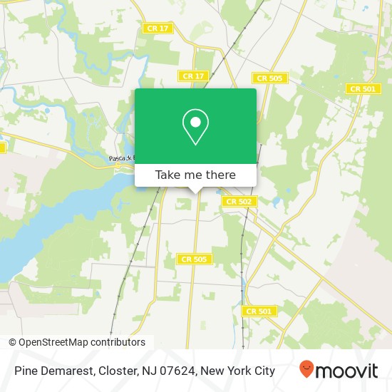 Pine Demarest, Closter, NJ 07624 map