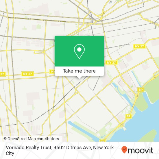 Vornado Realty Trust, 9502 Ditmas Ave map