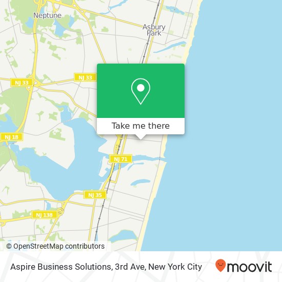 Mapa de Aspire Business Solutions, 3rd Ave