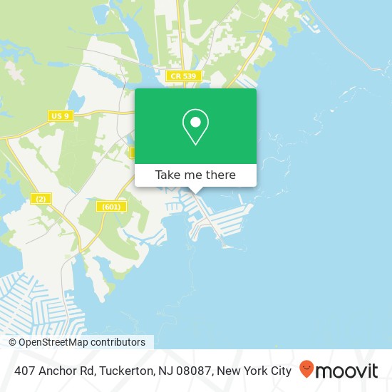 407 Anchor Rd, Tuckerton, NJ 08087 map