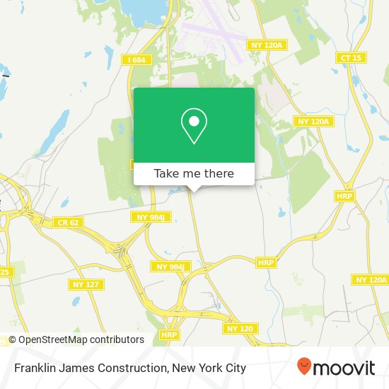 Mapa de Franklin James Construction