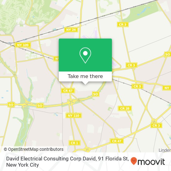 Mapa de David Electrical Consulting Corp David, 91 Florida St