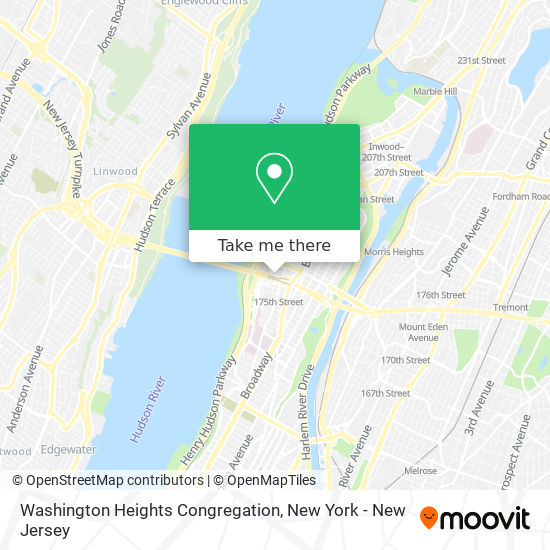 Mapa de Washington Heights Congregation