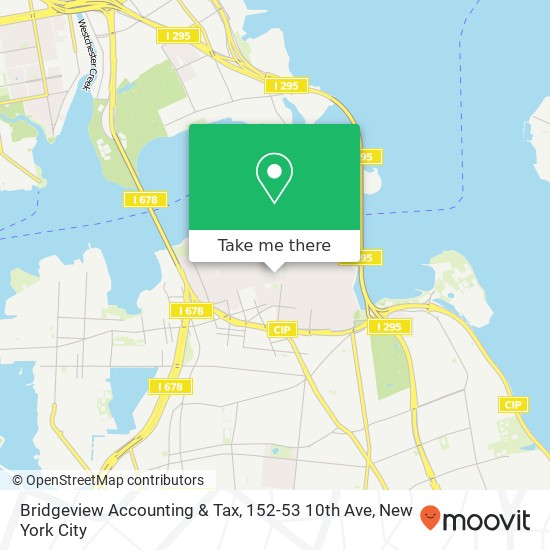 Mapa de Bridgeview Accounting & Tax, 152-53 10th Ave