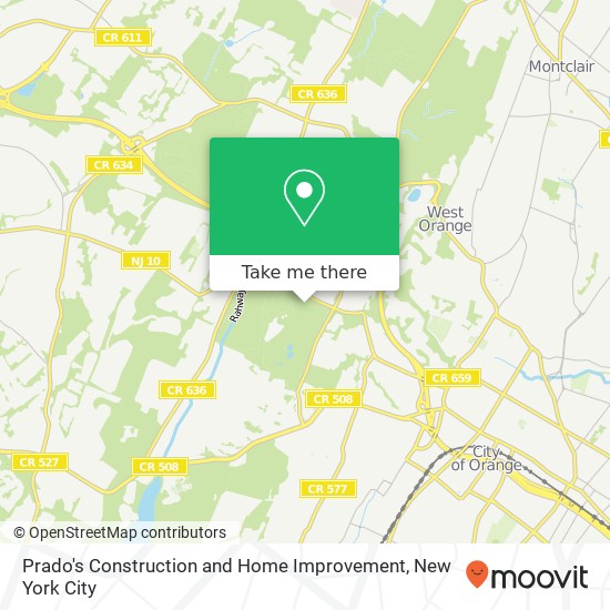 Mapa de Prado's Construction and Home Improvement