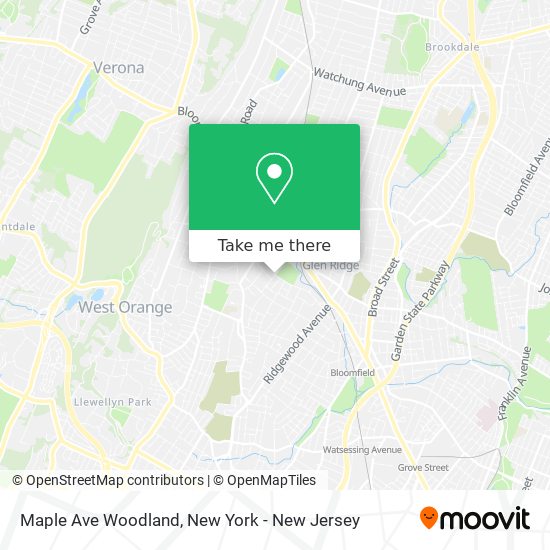 Mapa de Maple Ave Woodland