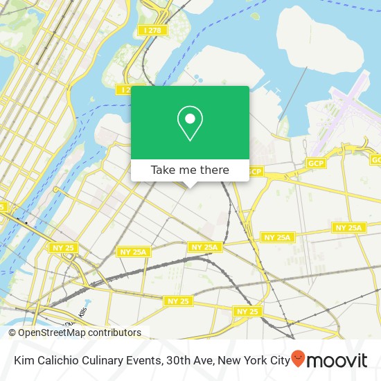 Mapa de Kim Calichio Culinary Events, 30th Ave