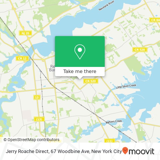 Mapa de Jerry Roache Direct, 67 Woodbine Ave