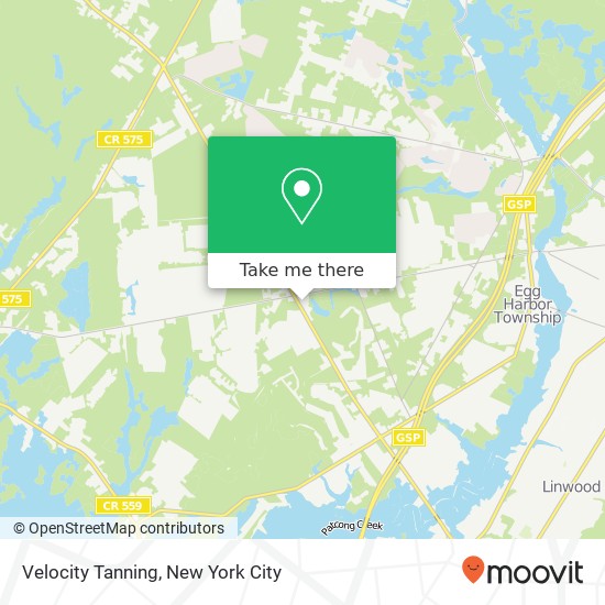 Mapa de Velocity Tanning